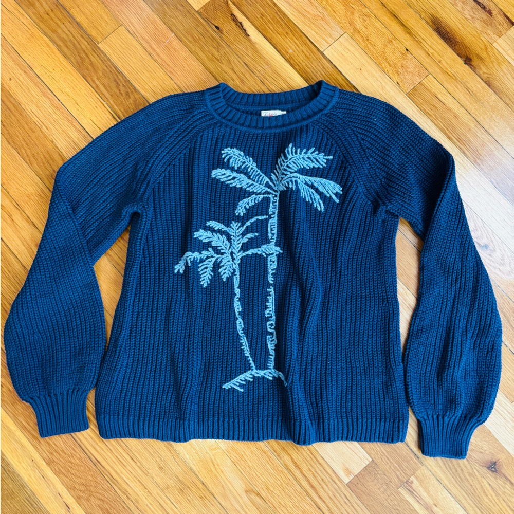 Faherty knit Sweater with Palm Tree